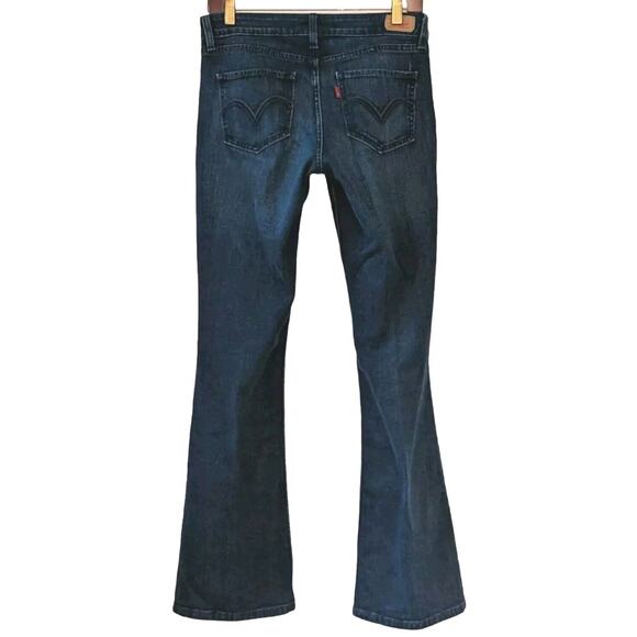 Levis 528 Curvy Cut Cowgirl Jeans 7 Juniors Blue Bootcut Stretch Denim VTG Y2K - Picture 2 of 11